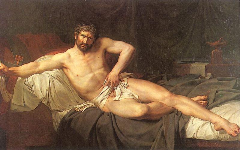 Lethiere, Guillaume Guillon The Death of Cato of Utica